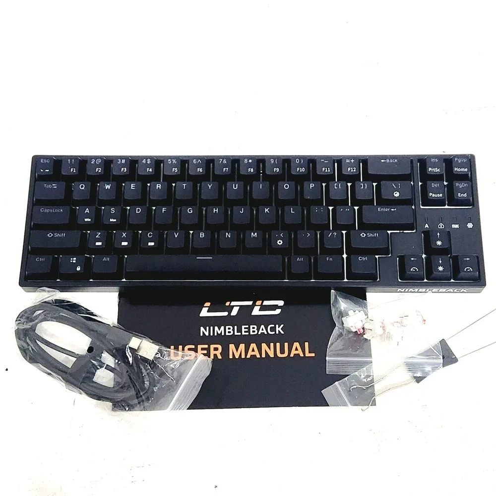 LTC NB681 65% RGB Mechanical‎ Keyboard – Hot-Swap Brown Switch, 68 Keys, Black
